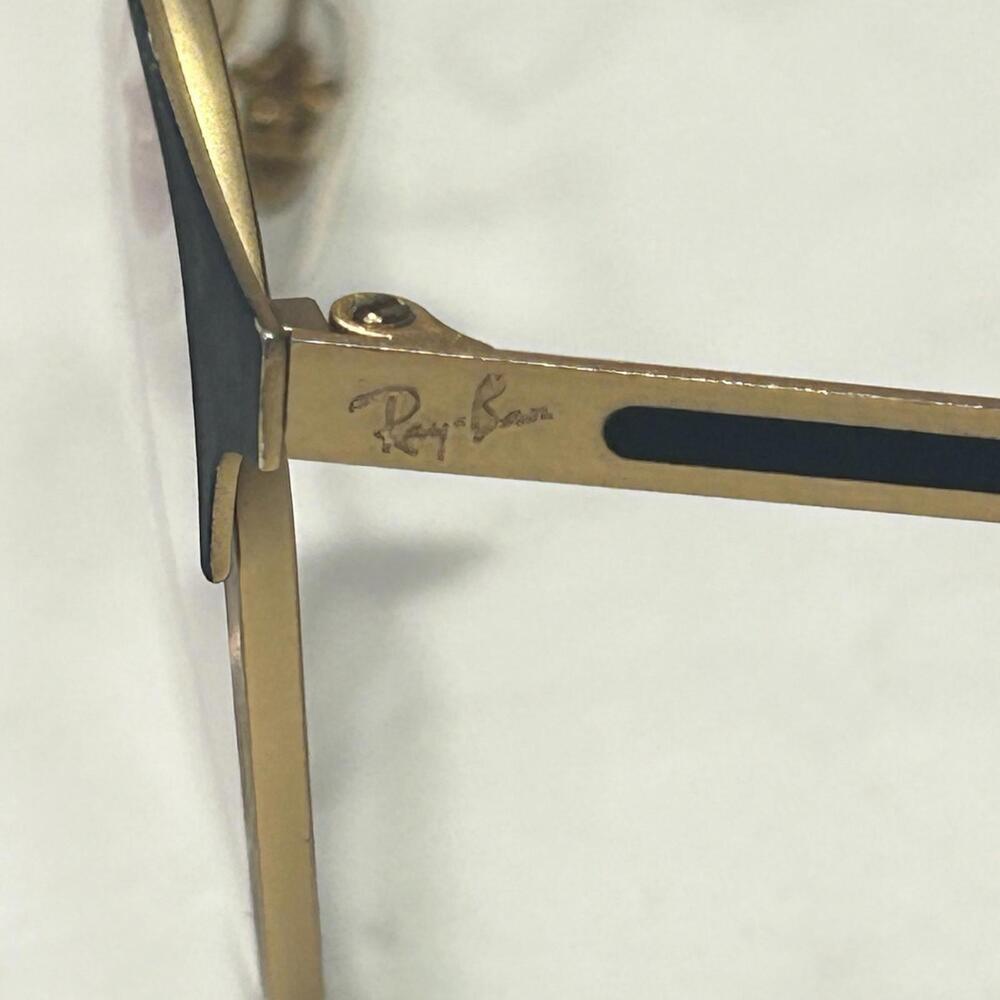 Ray-Ban Eyeglasses RB 6375 3051 Black/Gold Metal Frames Only - Picture 3 of 9